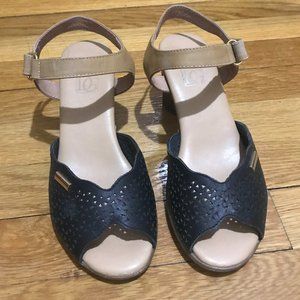 Women casual formal shoes with heels Size 6